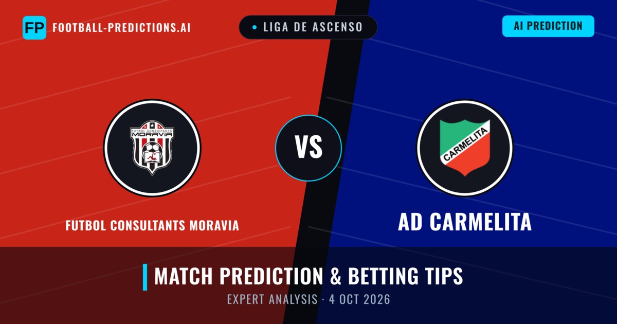 Futbol Consultants Moravia vs AD Carmelita — match prediction & preview