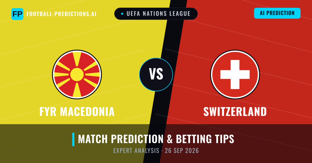 FYR Macedonia vs Switzerland — match prediction & preview