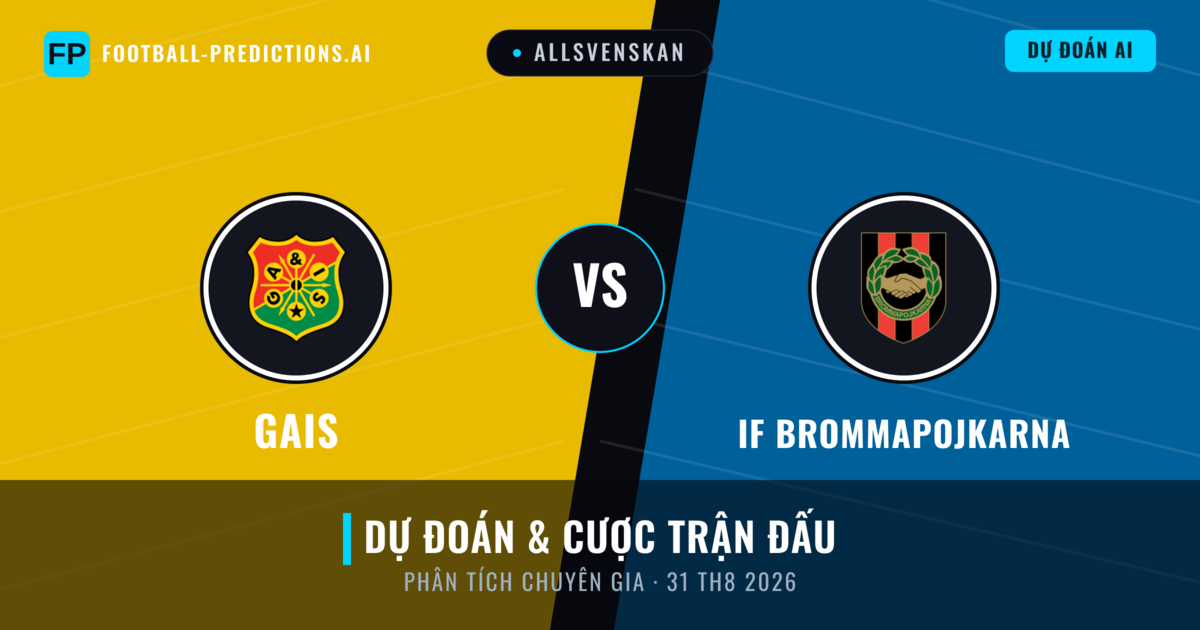Gais vs IF Brommapojkarna — dự đoán và xem trước trận đấu