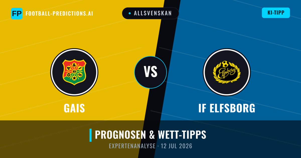 Gais vs IF Elfsborg — Prognose und Spielvorschau