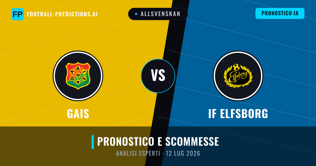 Gais vs IF Elfsborg — pronostico e anteprima del match
