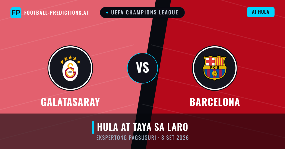 Galatasaray vs Barcelona — hula at preview ng laban