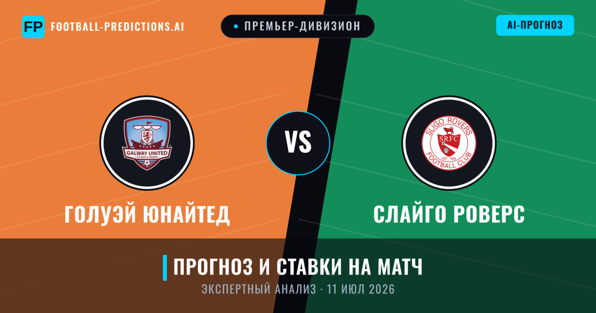 Голуэй Юнайтед – Слайго Роверс — прогноз и превью матча