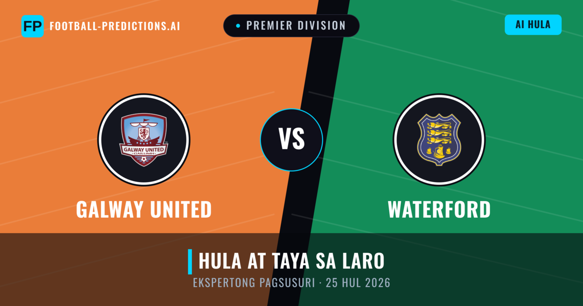 Galway United vs Waterford — hula at preview ng laban