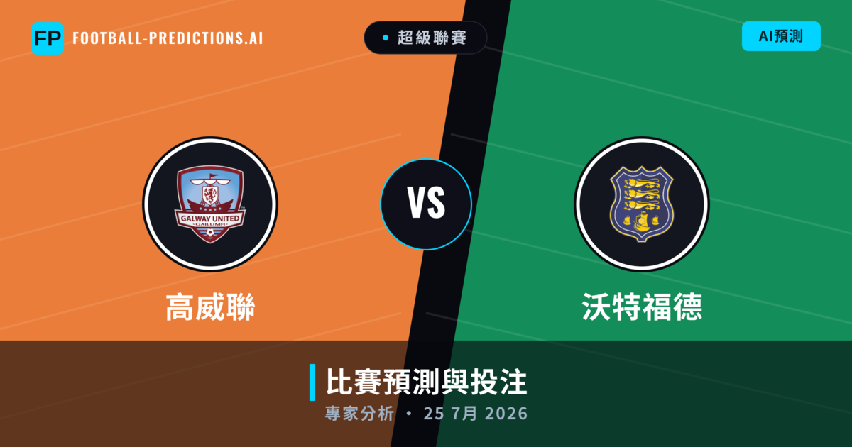 高威聯 vs 沃特福德 — 比赛预测和前瞻