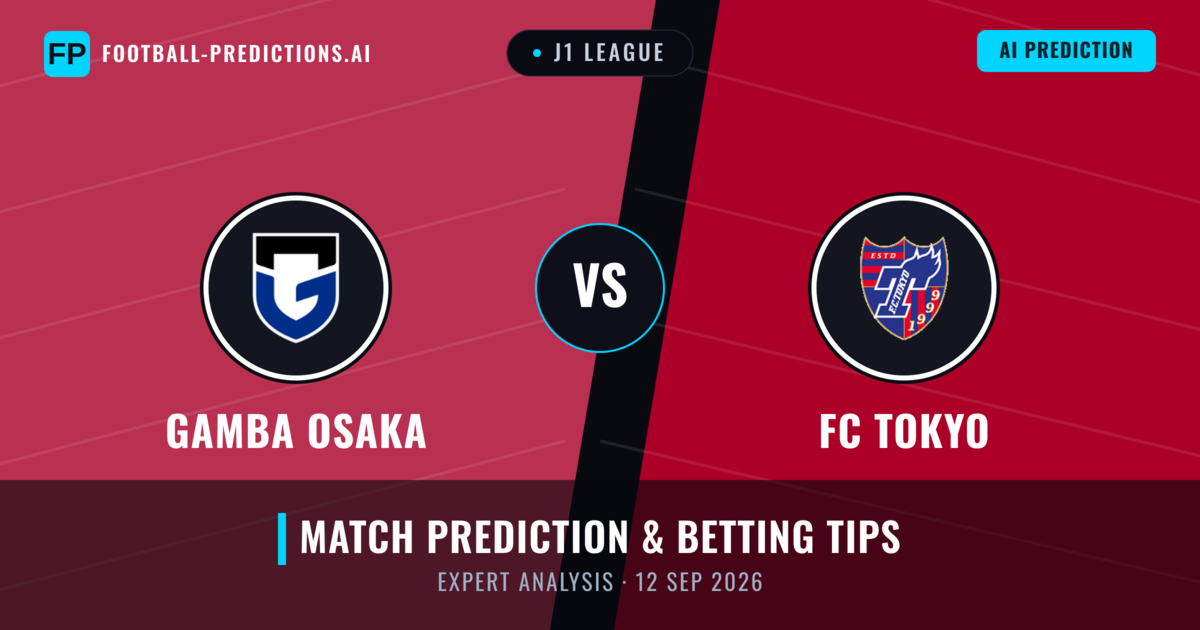 Gamba Osaka vs FC Tokyo — match prediction & preview