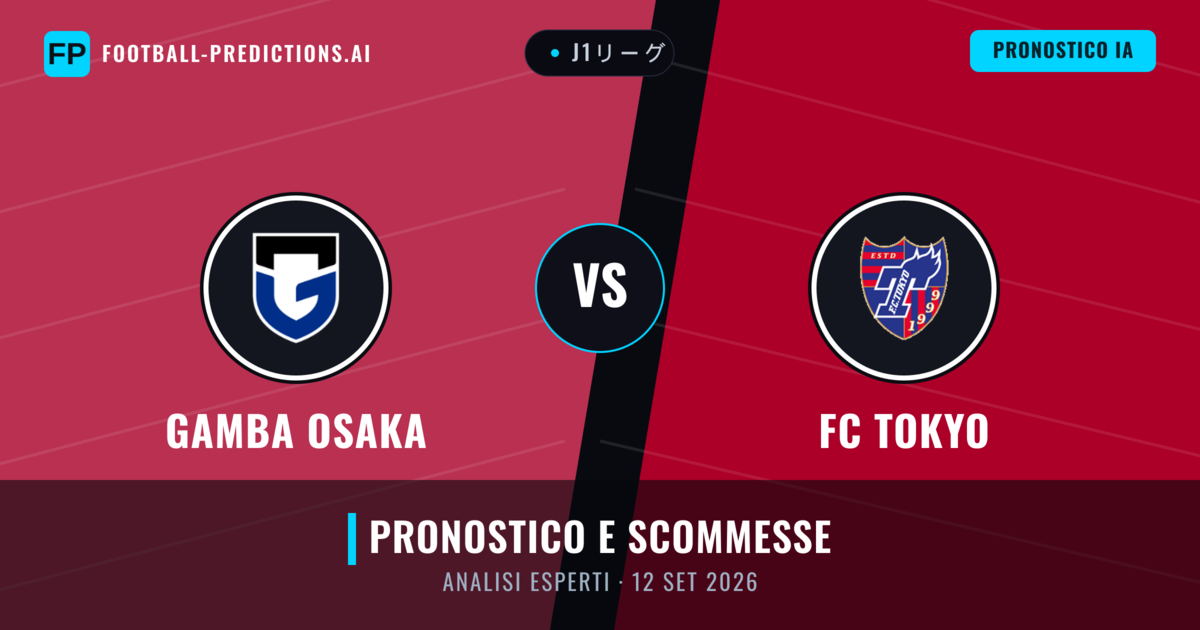 Gamba Osaka vs FC Tokyo — pronostico e anteprima del match