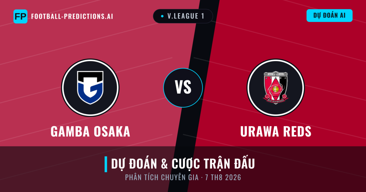 Gamba Osaka vs Urawa Reds — dự đoán và xem trước trận đấu
