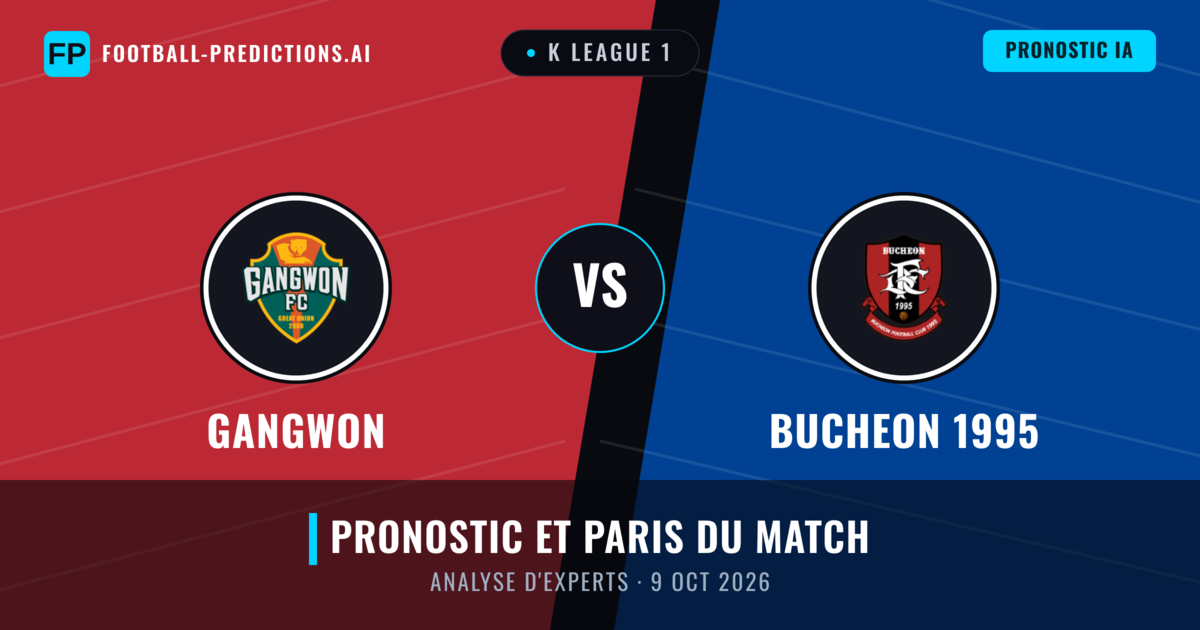 Gangwon vs Bucheon 1995 — pronostic et avant-match