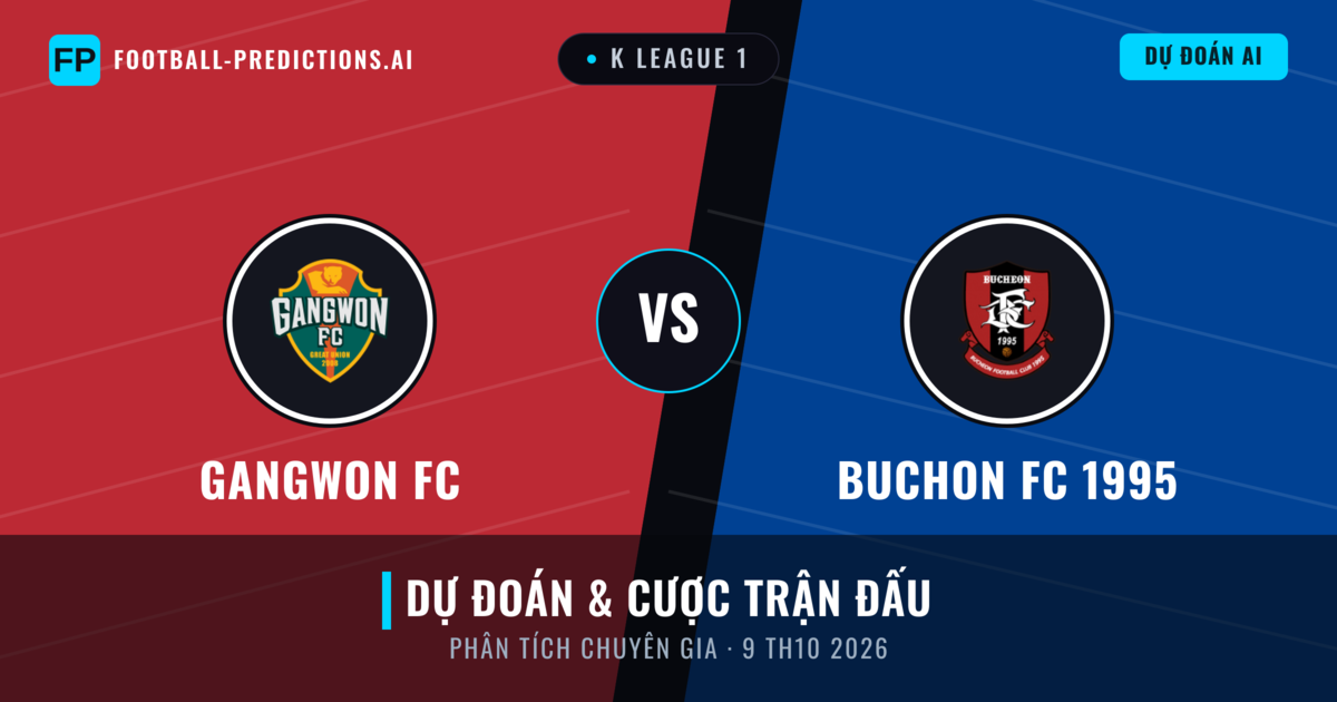 Gangwon FC vs Buchon FC 1995 — dự đoán và xem trước trận đấu