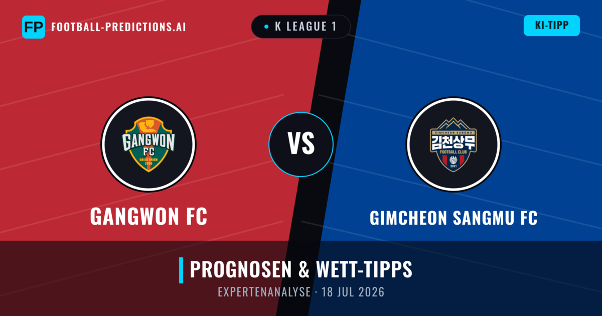 Gangwon FC vs Gimcheon Sangmu FC — Prognose und Spielvorschau
