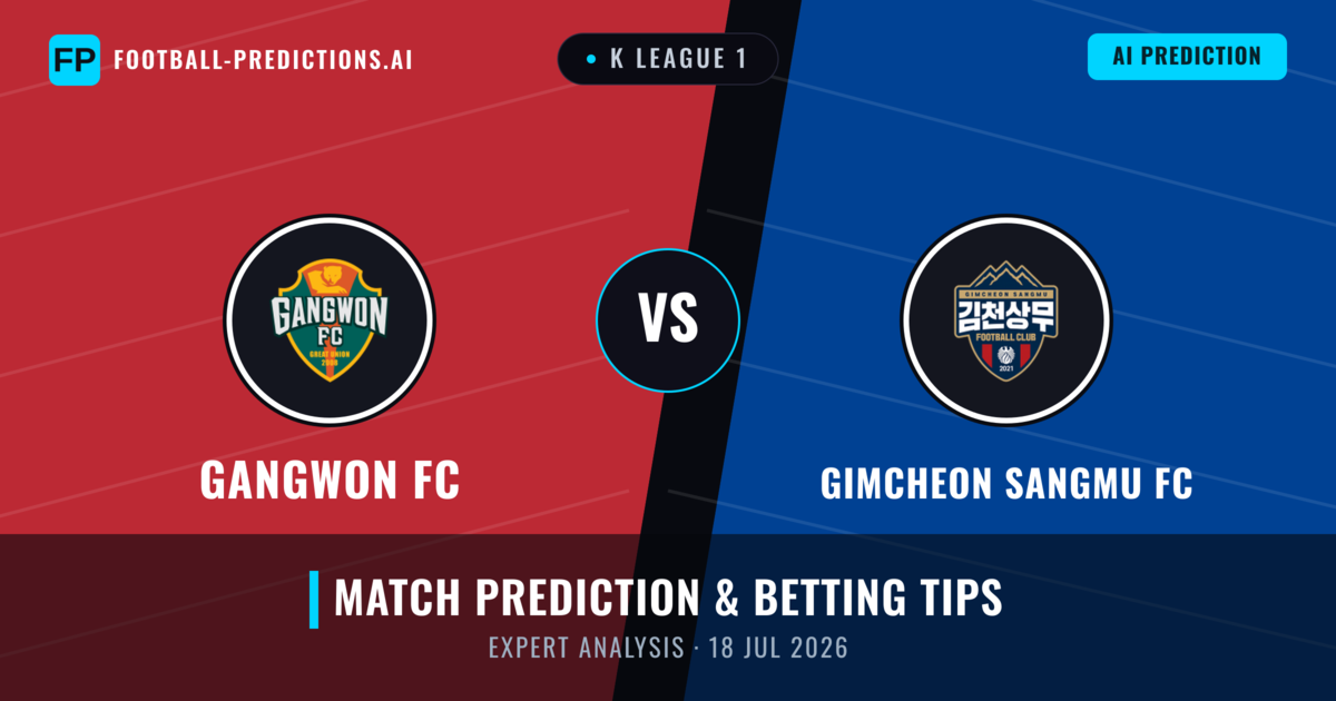 Gangwon FC vs Gimcheon Sangmu FC — match prediction & preview