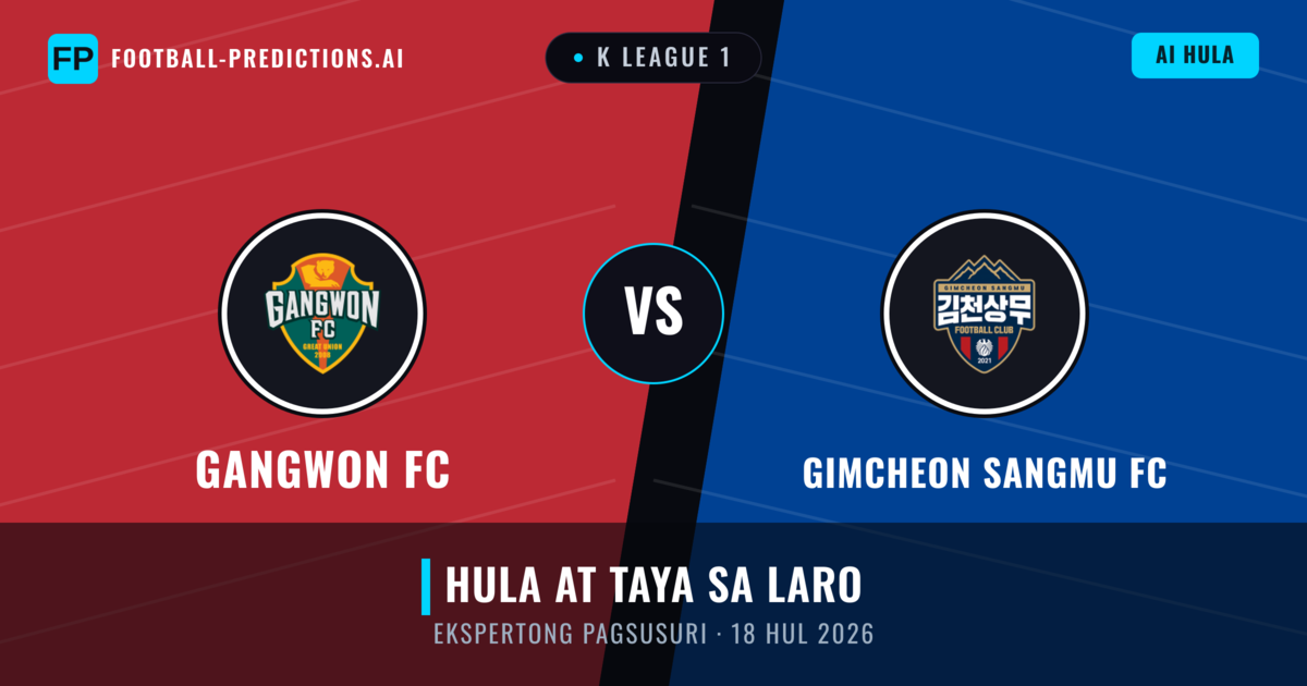 Gangwon FC vs Gimcheon Sangmu FC — hula at preview ng laban