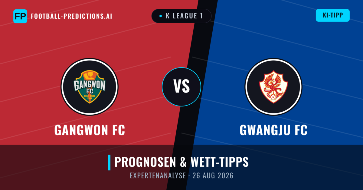 Gangwon FC vs Gwangju FC — Prognose und Spielvorschau