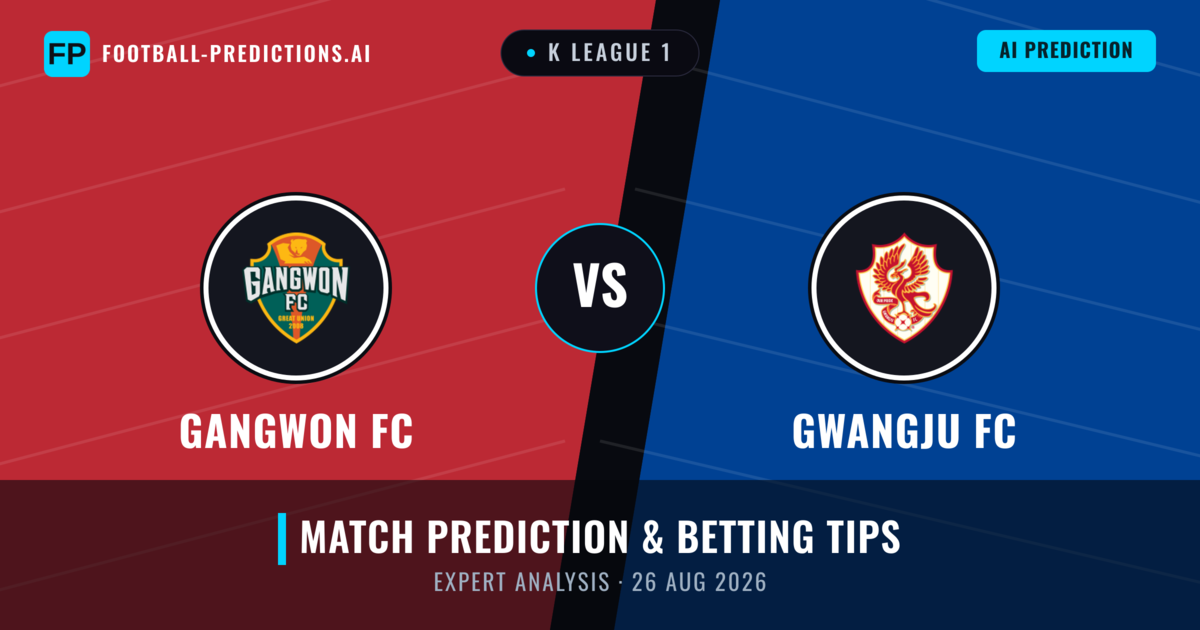 Gangwon FC vs Gwangju FC — match prediction & preview