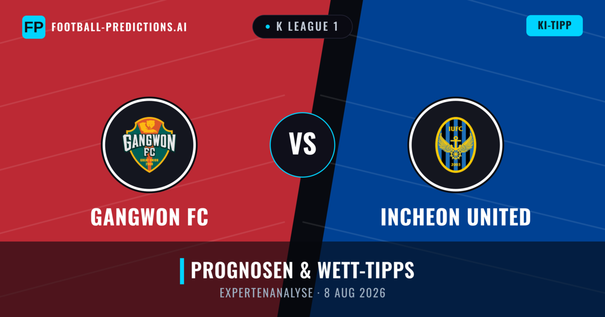 Gangwon FC vs Incheon United — Prognose und Spielvorschau