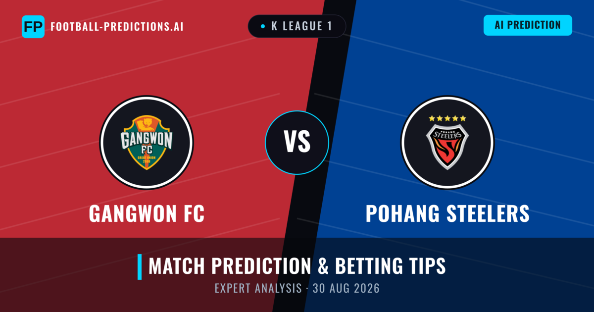 Gangwon FC vs Pohang Steelers — match prediction & preview