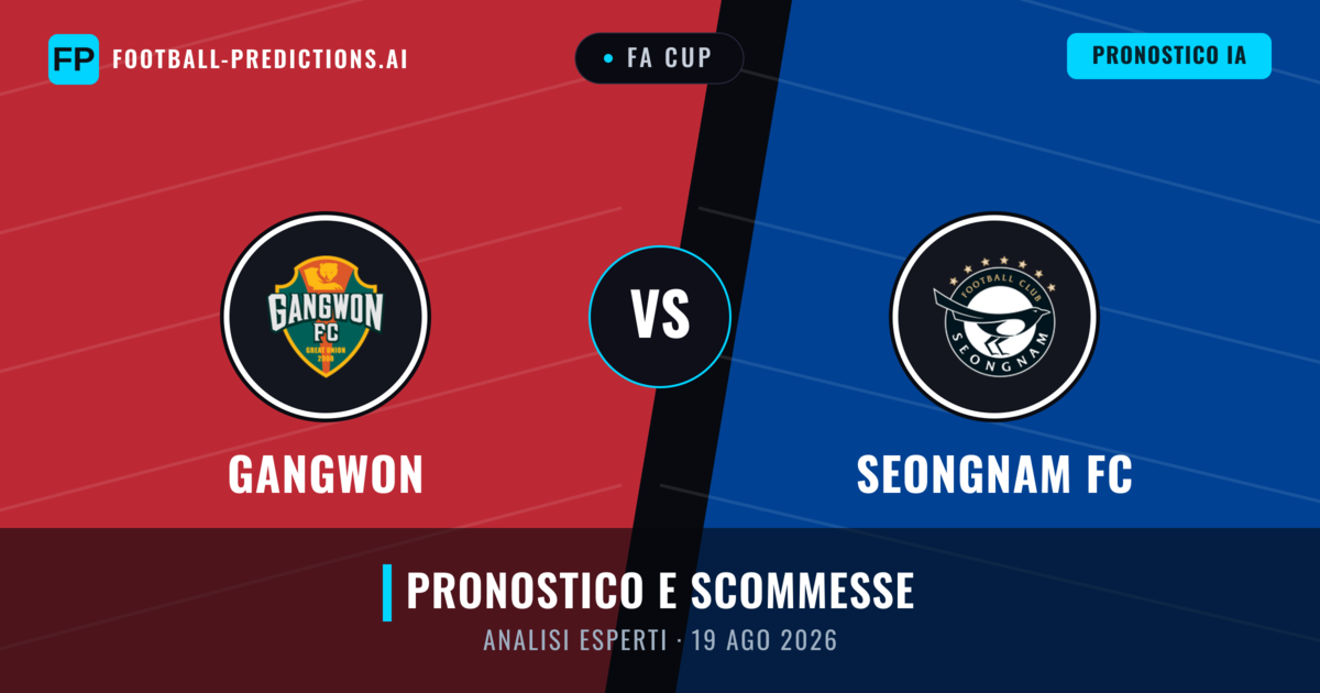 Gangwon vs Seongnam FC — pronostico e anteprima del match