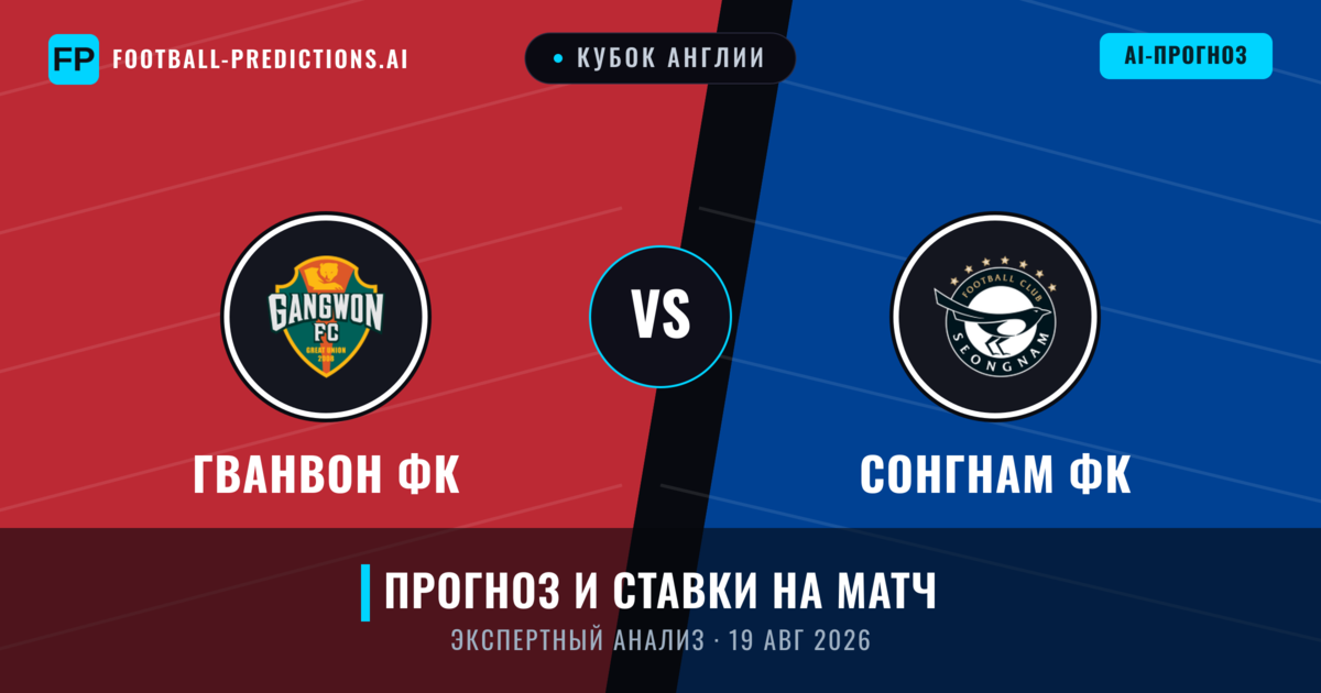 Гванвон ФК – Сонгнам ФК — прогноз и превью матча