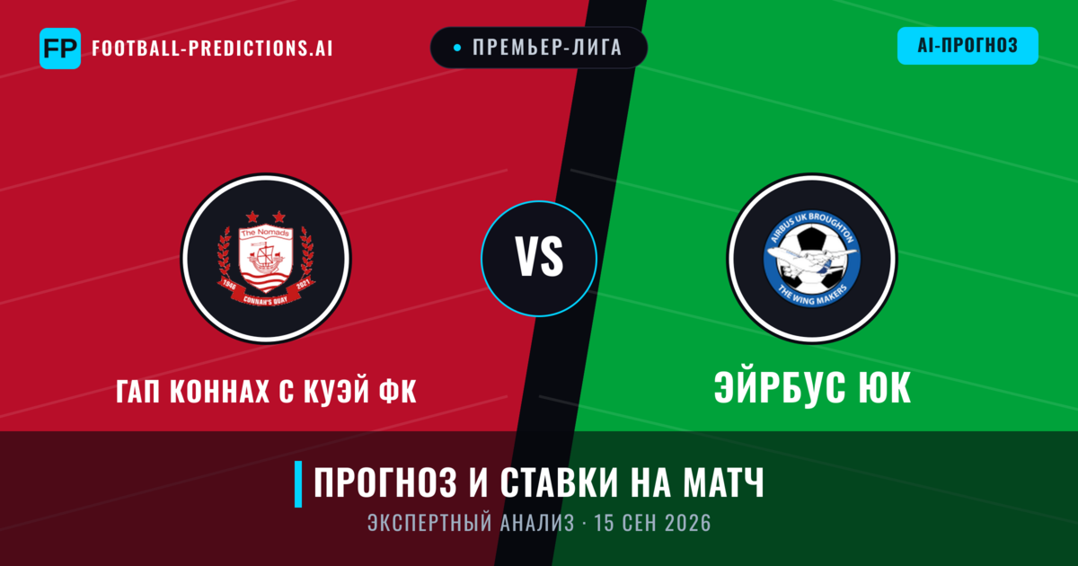 ГАП Коннах С Куэй ФК – Эйрбус ЮК — прогноз и превью матча