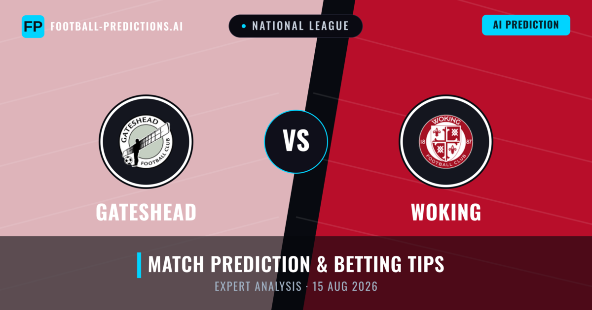Gateshead vs Woking — match prediction & preview