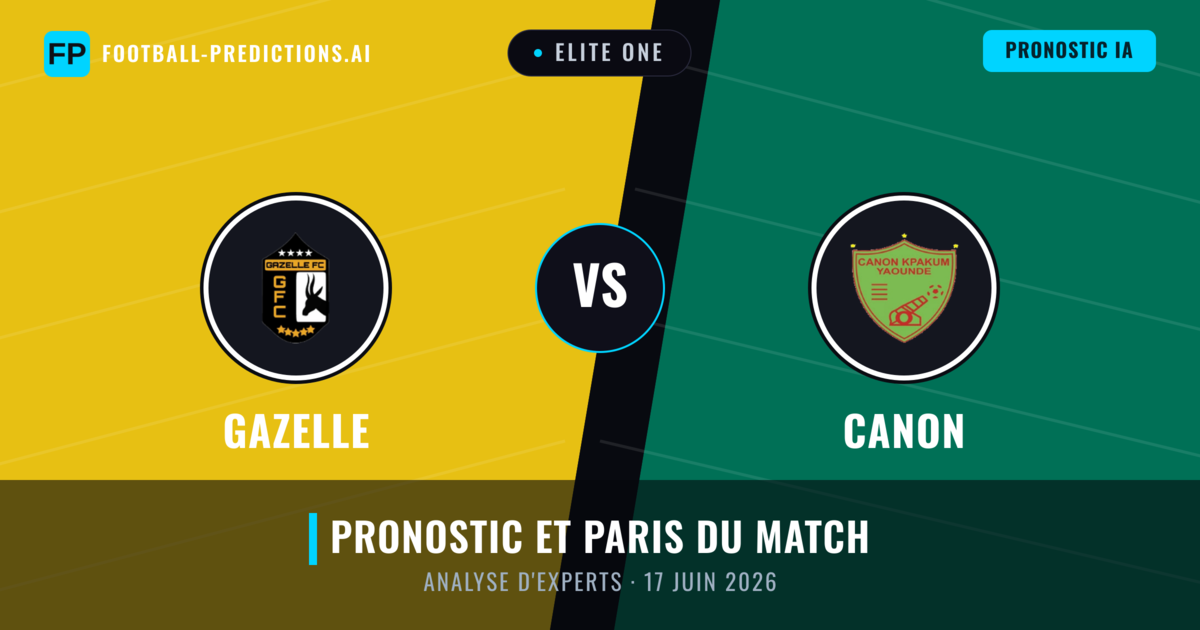 Gazelle vs Canon — pronostic et avant-match