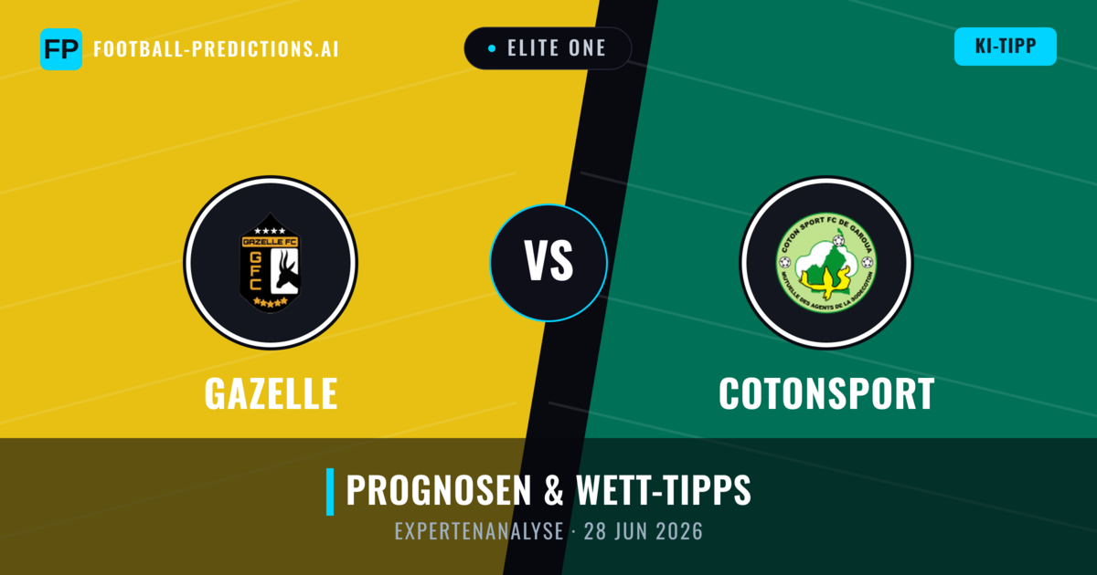 Gazelle vs Cotonsport — Prognose und Spielvorschau