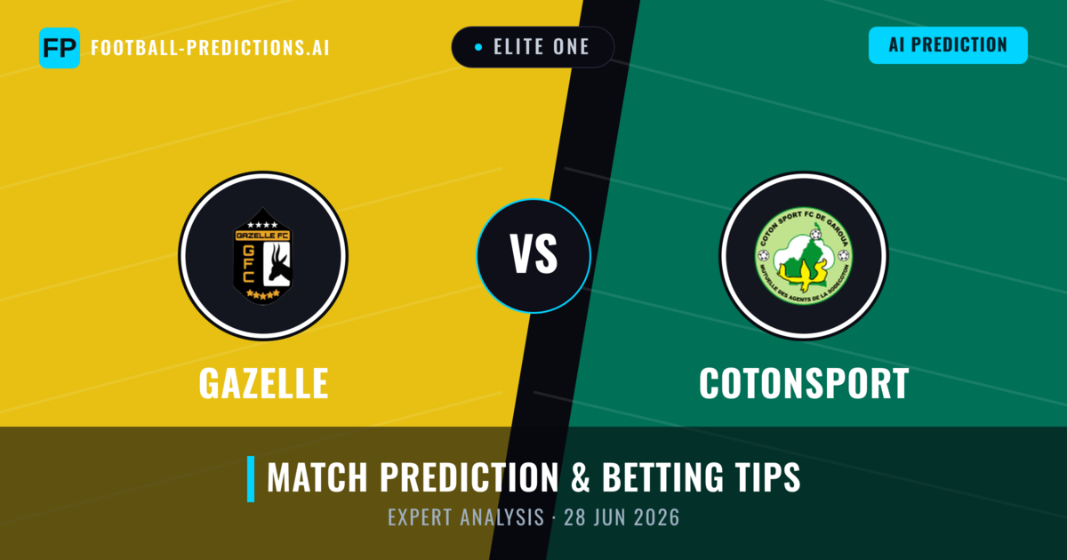 Gazelle vs Cotonsport — match prediction & preview