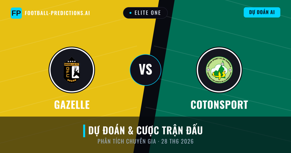 Gazelle vs Cotonsport — dự đoán và xem trước trận đấu