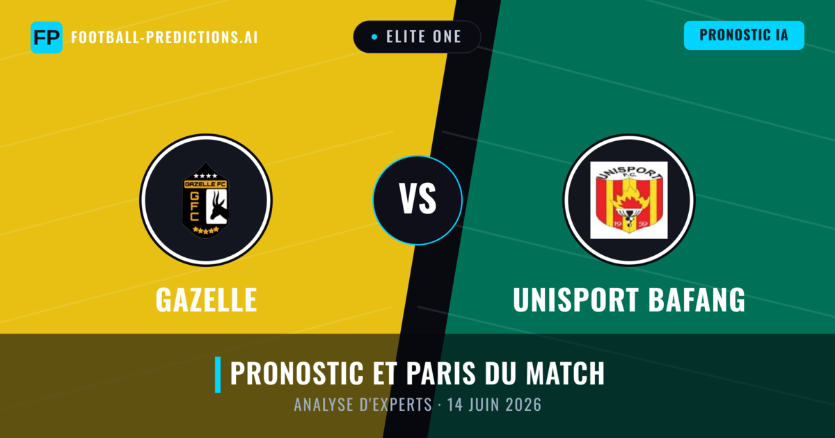 Gazelle vs Unisport Bafang — pronostic et avant-match