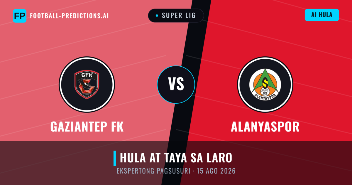 Gaziantep FK vs Alanyaspor — hula at preview ng laban