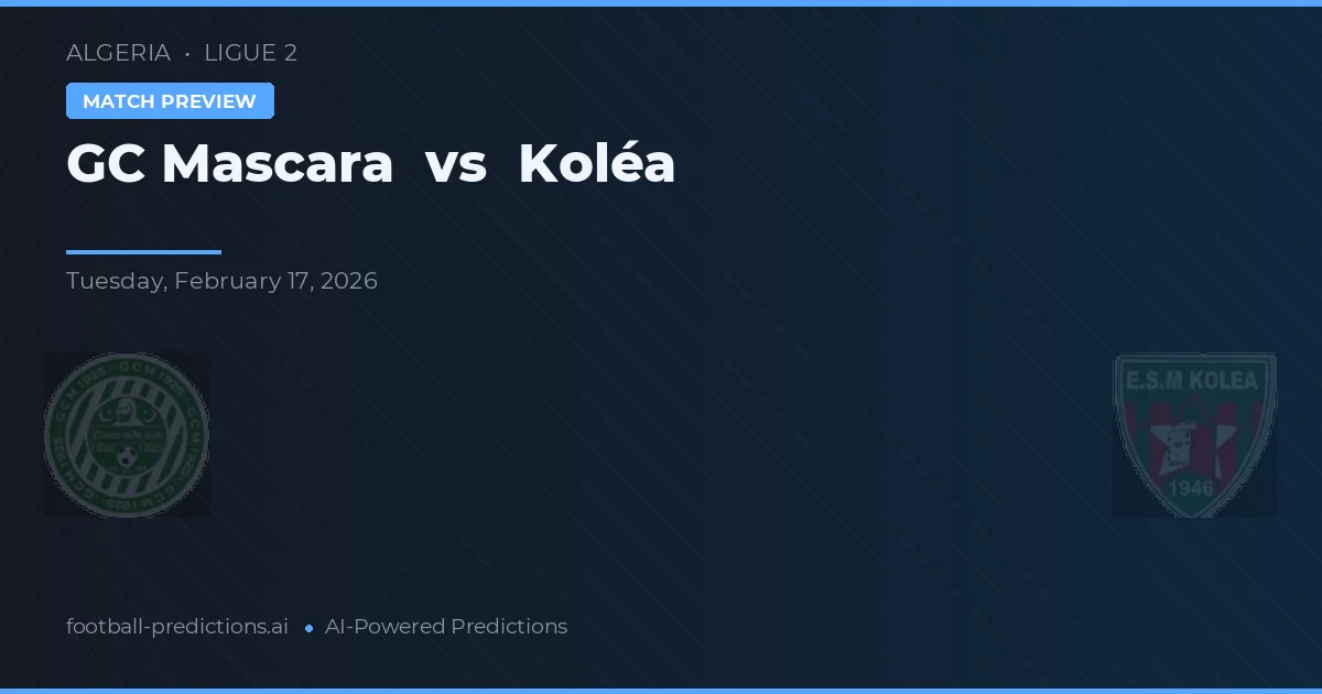 GC Mascara vs Koléa — pronostico e anteprima del match