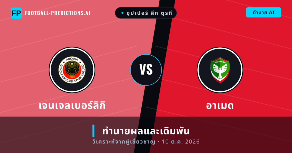 เจนเจลเบอร์ลิกิ พบ อาเมด — ทำนายผลและพรีวิวการแข่งขัน