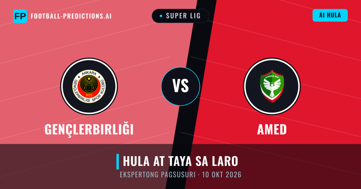 Gençlerbirliği vs Amed — hula at preview ng laban