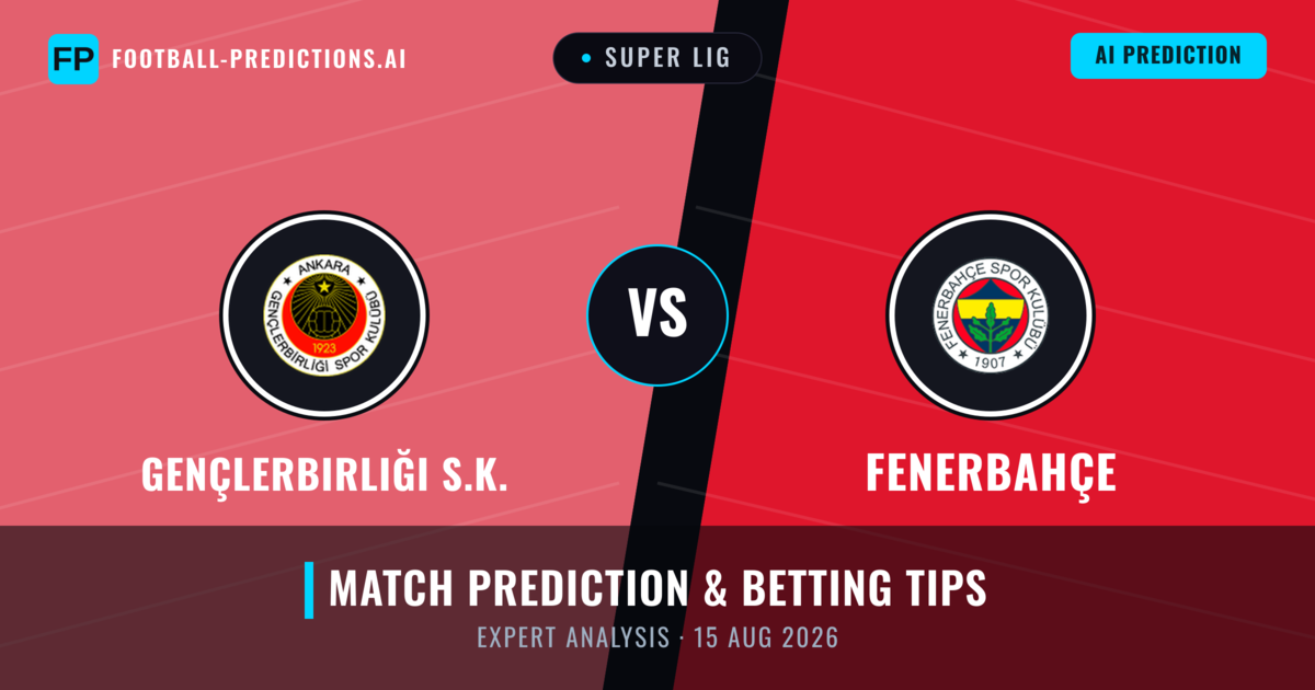 Gençlerbirliği S.K. vs Fenerbahçe — match prediction & preview