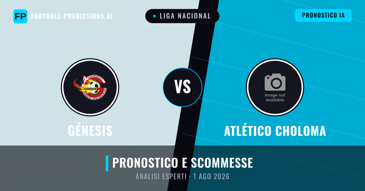 Génesis vs Atlético Choloma — pronostico e anteprima del match
