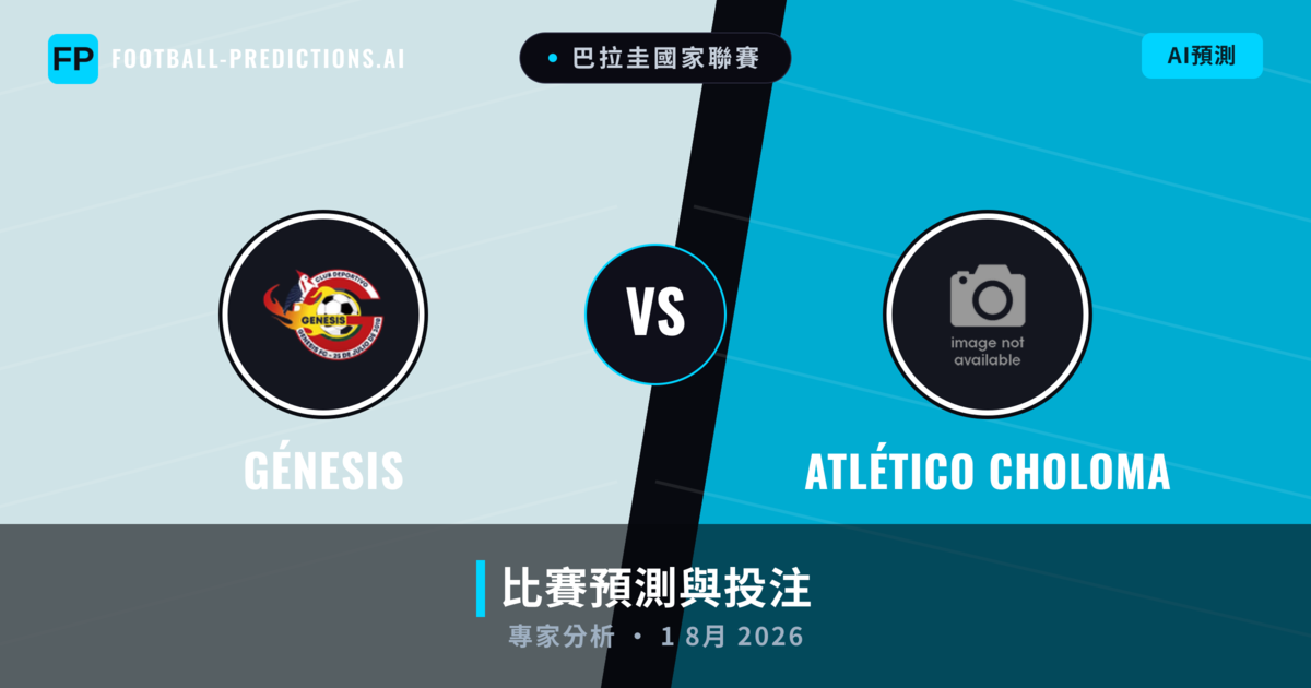 Génesis vs Atlético Choloma — 比赛预测和前瞻