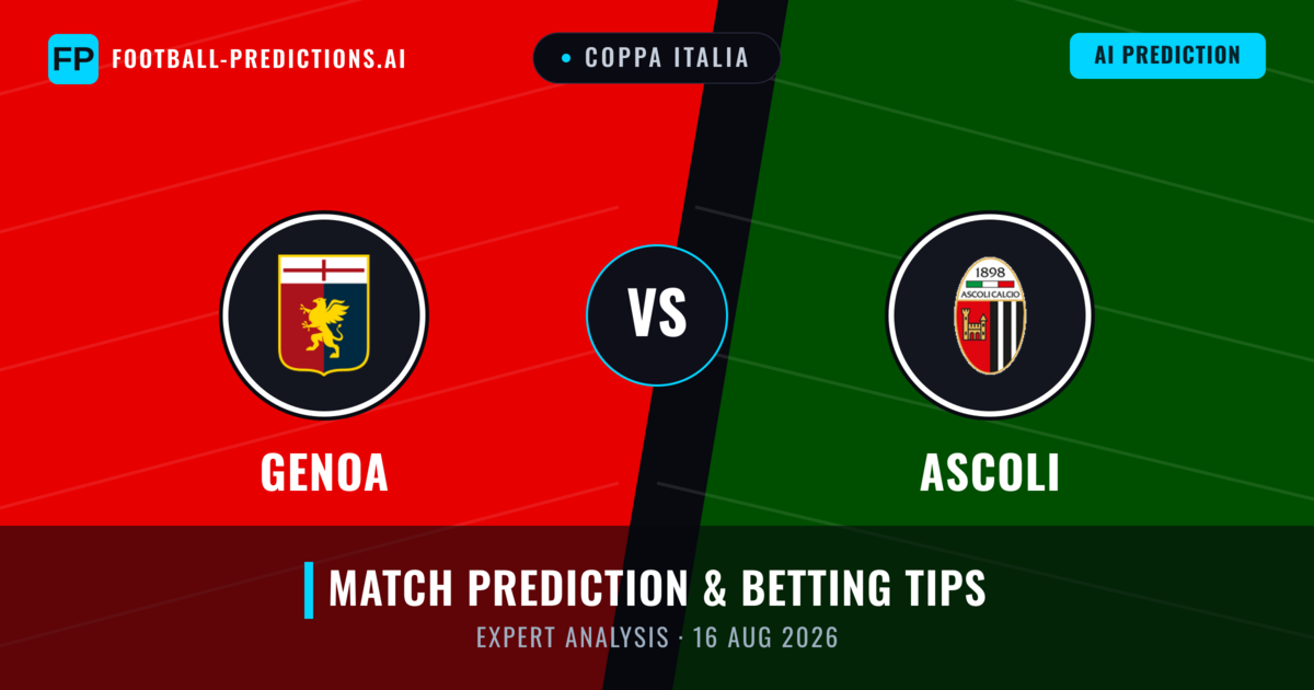 Genoa vs Ascoli — match prediction & preview