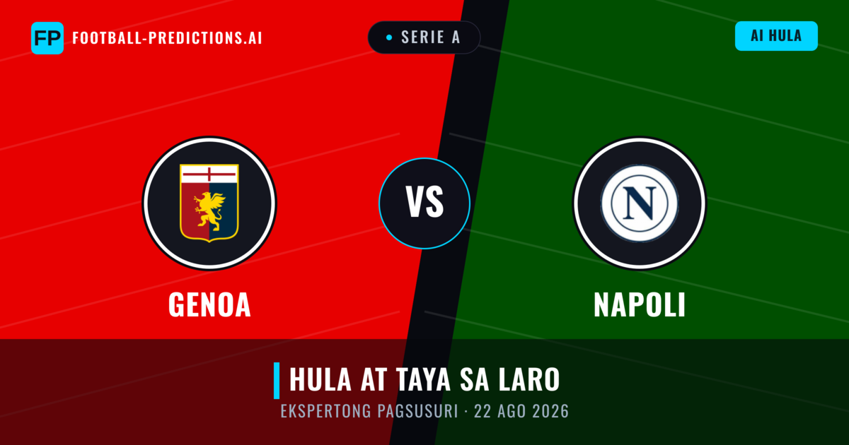 Genoa vs Napoli — hula at preview ng laban