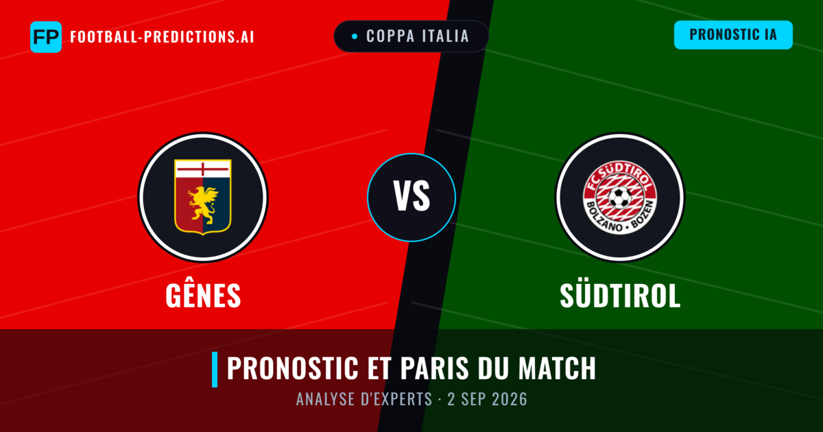 Gênes vs Südtirol — pronostic et avant-match