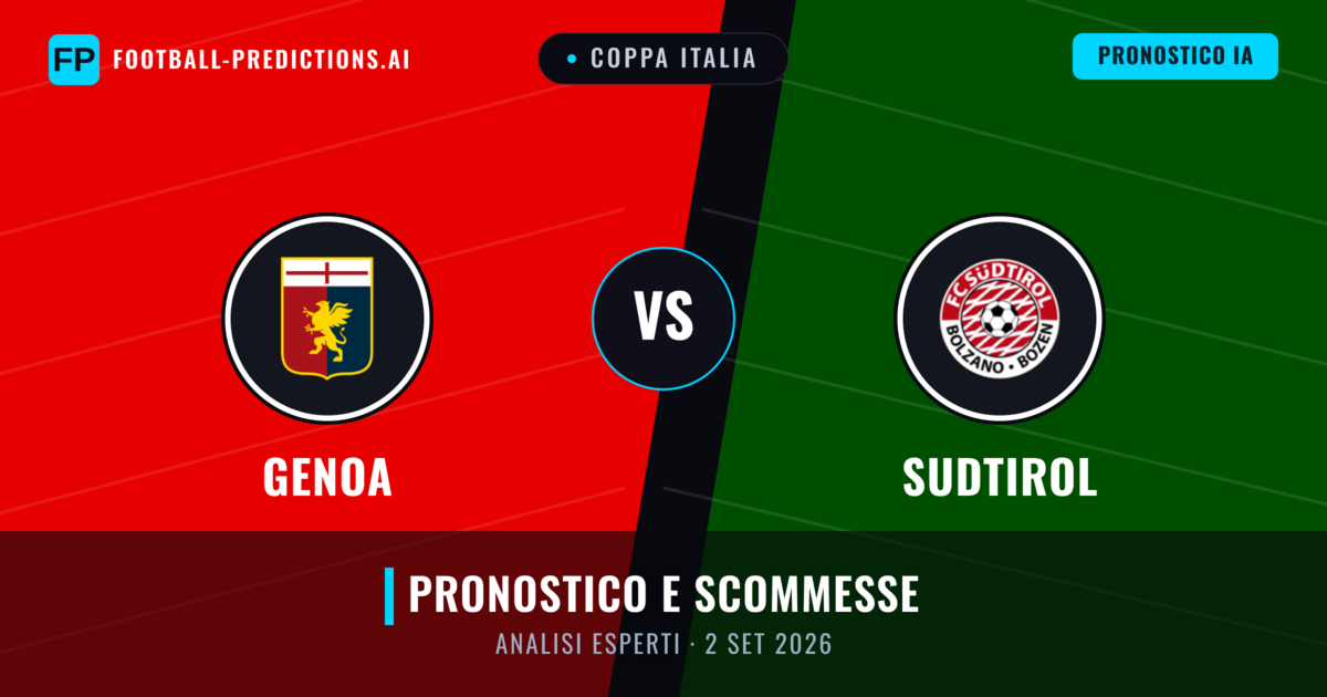 Genoa vs Sudtirol — pronostico e anteprima del match