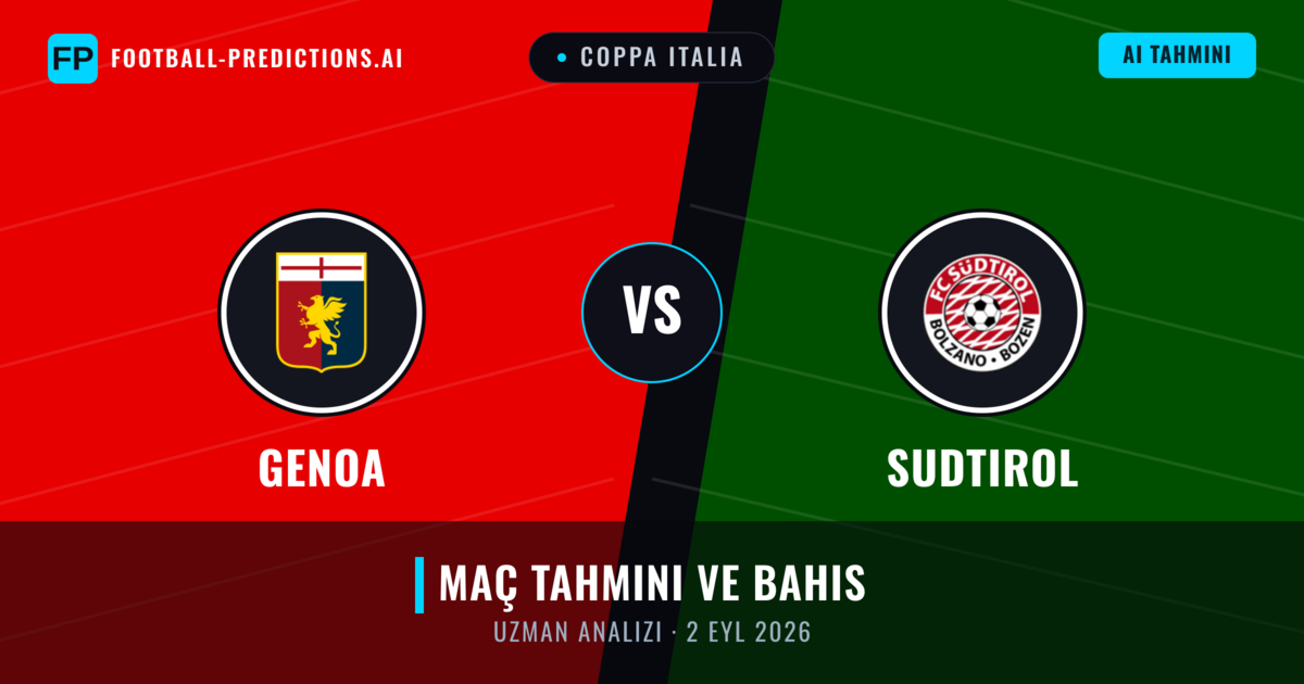 Genoa - Sudtirol — maç tahmini ve önizleme
