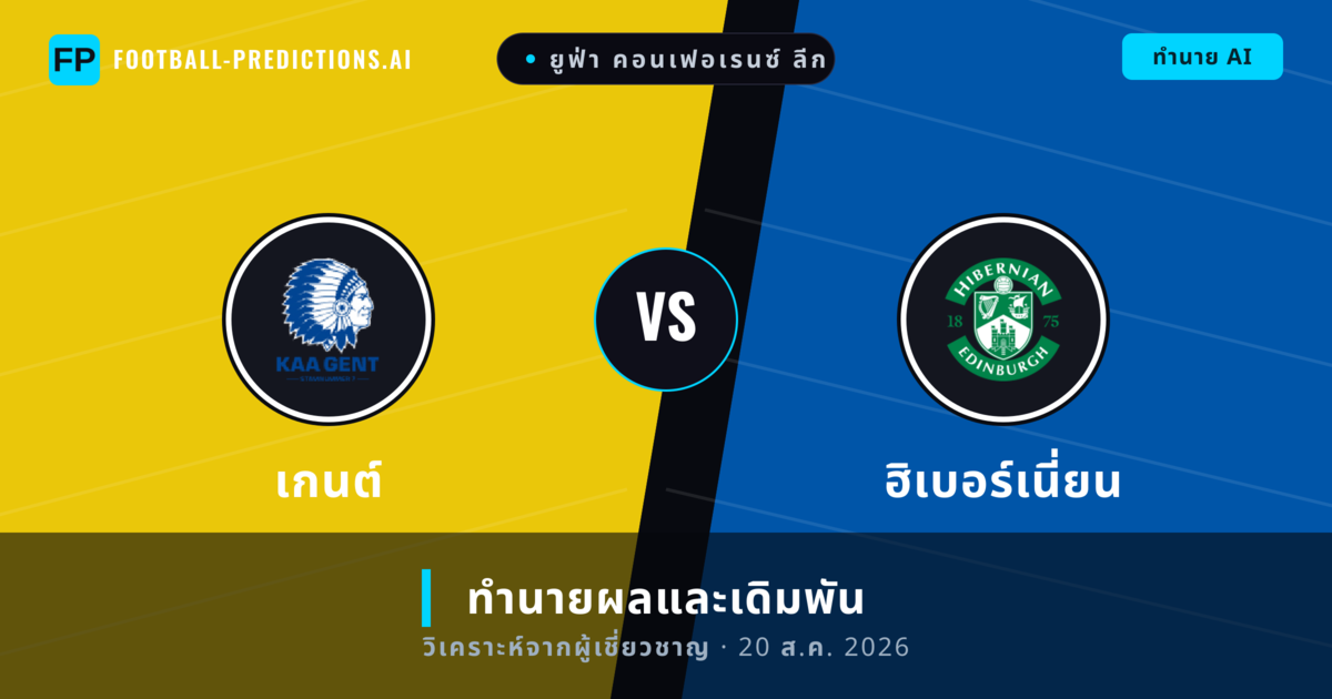 เกนต์ พบ ฮิเบอร์เนี่ยน — ทำนายผลและพรีวิวการแข่งขัน