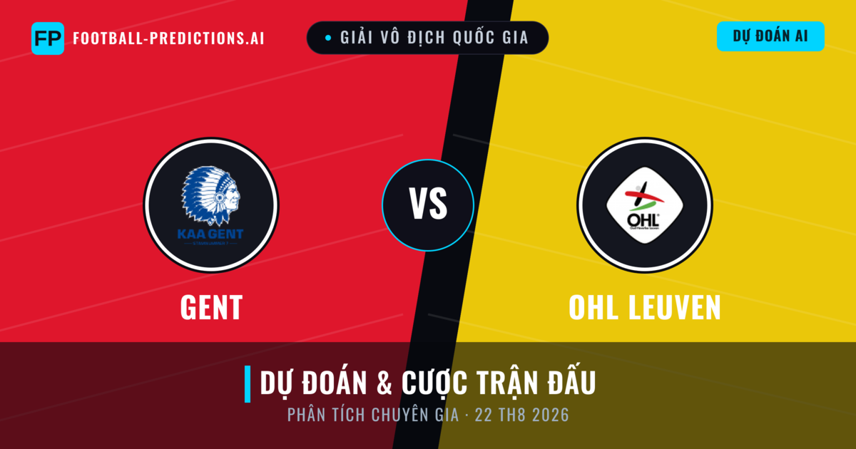 Gent vs OHL Leuven — dự đoán và xem trước trận đấu