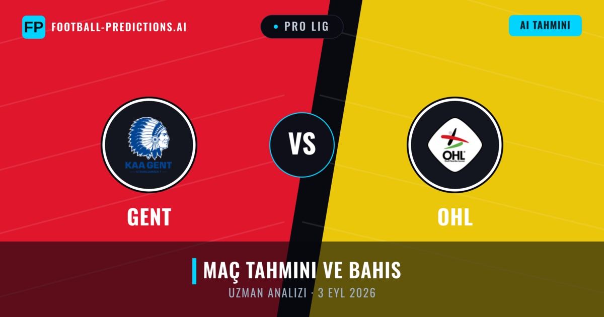 Gent - OHL — maç tahmini ve önizleme