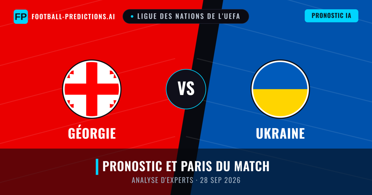 Géorgie vs Ukraine — pronostic et avant-match