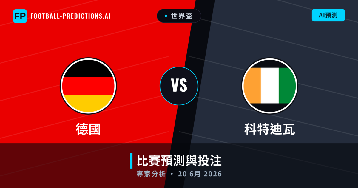 德國 vs 科特迪瓦 — 比赛预测和前瞻