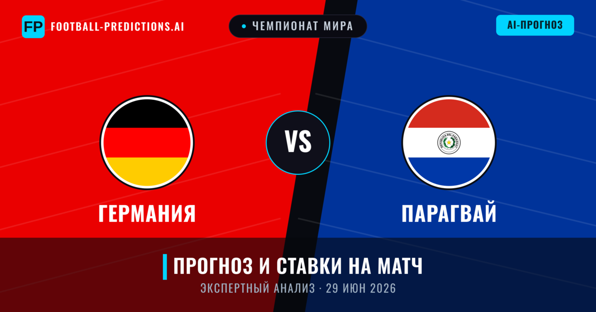 Германия – Парагвай — прогноз и превью матча