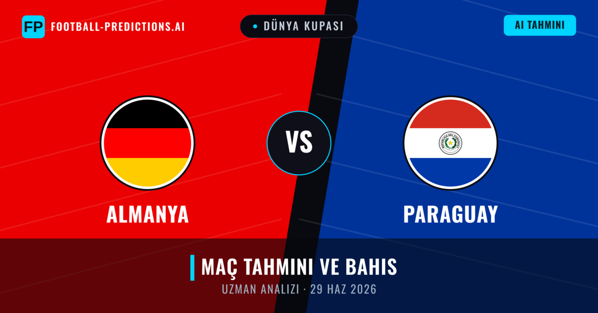Almanya - Paraguay — maç tahmini ve önizleme