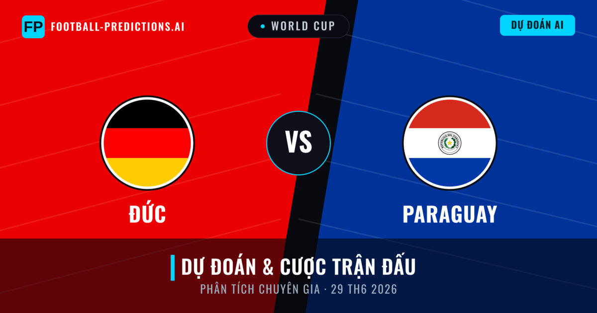 Đức vs Paraguay — dự đoán và xem trước trận đấu